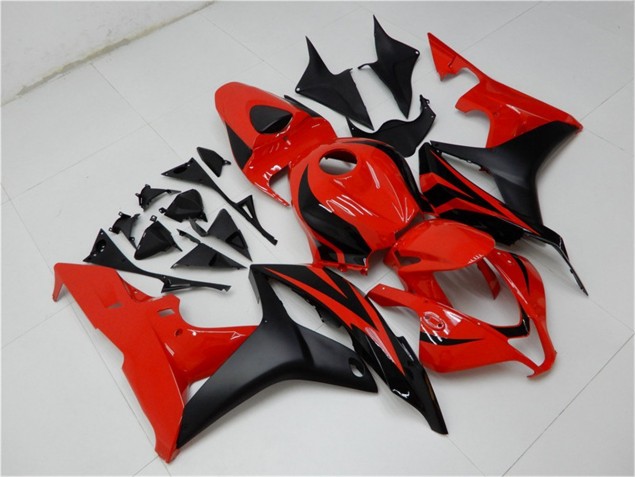 Noir Rouge Carrosserie Honda CBR 600 RR 2007-2008 Noir Rouge Carrosserie Honda CBR 600 RR 2007-2008