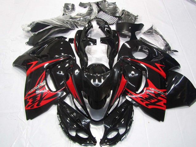 Noir Rouge Carrosserie Suzuki GSXR 1300 Hayabusa 2008-2019 Noir Rouge Carrosserie Suzuki GSXR 1300 Hayabusa 2008-2019