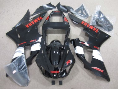 Noir Rouge Décalque Carénage Complet Yamaha R1 1998-1999