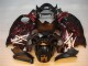 Noir Rouge Flamme Carénage Suzuki GSXR 1300 Hayabusa 1996-2007 Noir Rouge Flamme Carénage Suzuki GSXR 1300 Hayabusa 1996-2007
