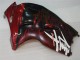 Noir Rouge Flamme Carénage Suzuki GSXR 1300 Hayabusa 1996-2007 Noir Rouge Flamme Carénage Suzuki GSXR 1300 Hayabusa 1996-2007