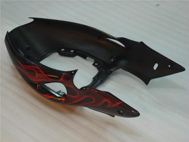 Noir Rouge Flamme Carénage Suzuki GSXR 1300 Hayabusa 1996-2007 Noir Rouge Flamme Carénage Suzuki GSXR 1300 Hayabusa 1996-2007