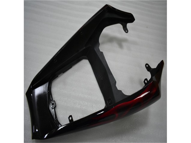 Noir Rouge Flamme Carénage Yamaha R6 2003-2005 Noir Rouge Flamme Carénage Yamaha R6 2003-2005
