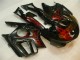 Noir Rouge Flamme Carénages Honda CBR 600 F3 1995-1998 Noir Rouge Flamme Carénages Honda CBR 600 F3 1995-1998