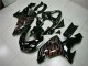 Noir Rouge Flamme Carénages Kawasaki ZX10R 2006-2007 Noir Rouge Flamme Carénages Kawasaki ZX10R 2006-2007