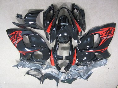 Noir Rouge Kit Carénages Suzuki GSXR 1300 Hayabusa 2008-2019