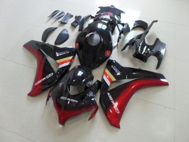 Noir Rouge Mugen Carénage Honda CBR 1000 RR 2008-2011