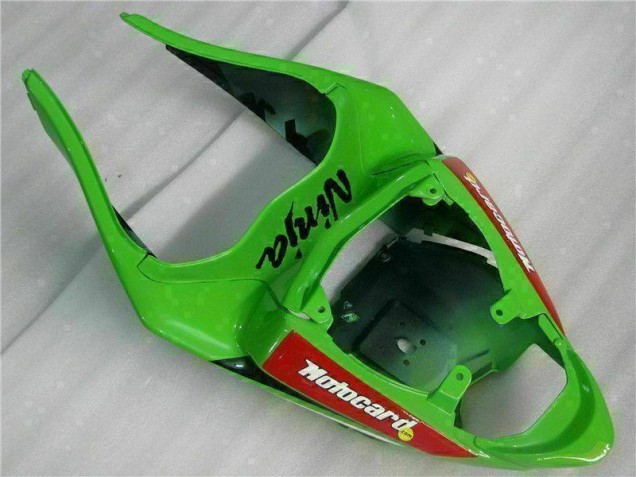 Noir Rouge Vert card Carénage Kawasaki ZX6R 2009-2012 Noir Rouge Vert card Carénage Kawasaki ZX6R 2009-2012