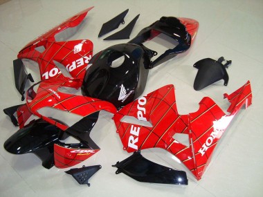 Noir Spider Man Repsol Carénage Honda CBR 600 RR 2003-2004