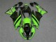 Noir Vert 3M Touch4 Carénage Kawasaki ZX6R 2009-2012 Noir Vert 3M Touch4 Carénage Kawasaki ZX6R 2009-2012