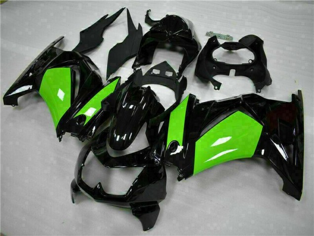 Noir Vert Carénage Kawasaki EX250 2008-2012 Noir Vert Carénage Kawasaki EX250 2008-2012