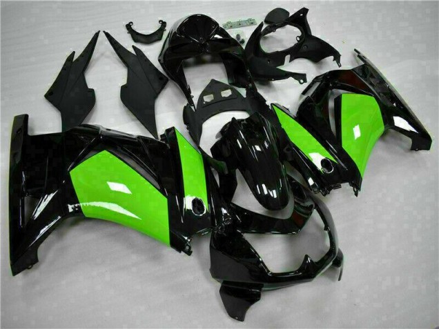 Noir Vert Carénage Kawasaki EX250 2008-2012 Noir Vert Carénage Kawasaki EX250 2008-2012