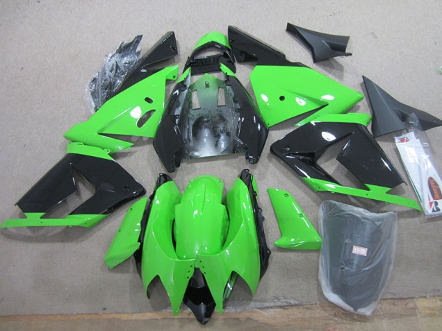 Noir Vert Carénage Kawasaki ZX10R 2003-2005 Noir Vert Carénage Kawasaki ZX10R 2003-2005