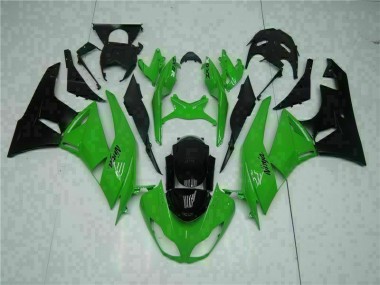 Noir Vert Carénage Kawasaki ZX6R 2009-2012