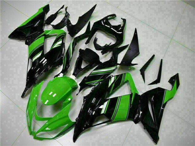 Noir Vert Carénage Kawasaki ZX6R 2013-2018 Noir Vert Carénage Kawasaki ZX6R 2013-2018