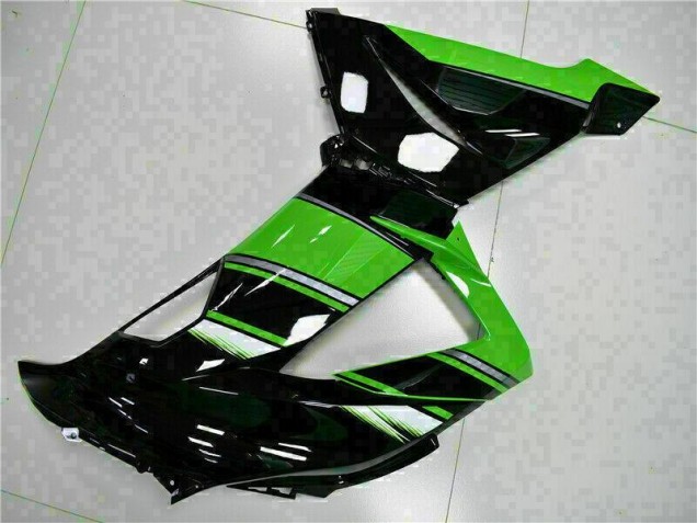 Noir Vert Carénage Kawasaki ZX6R 2013-2018 Noir Vert Carénage Kawasaki ZX6R 2013-2018