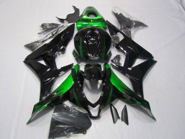 Noir Vert Carénages Honda CBR 600 RR 2007-2008