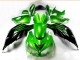 Noir Vert Carénages Kawasaki ZX14R ZZR 1400 2012-2021 Noir Vert Carénages Kawasaki ZX14R ZZR 1400 2012-2021