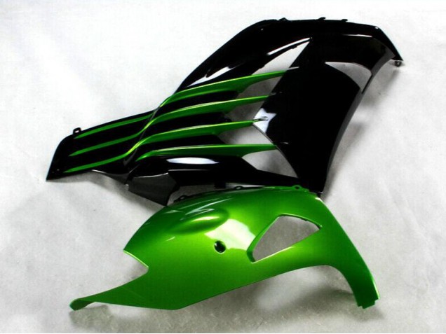 Noir Vert Carénages Kawasaki ZX14R ZZR 1400 2012-2021 Noir Vert Carénages Kawasaki ZX14R ZZR 1400 2012-2021