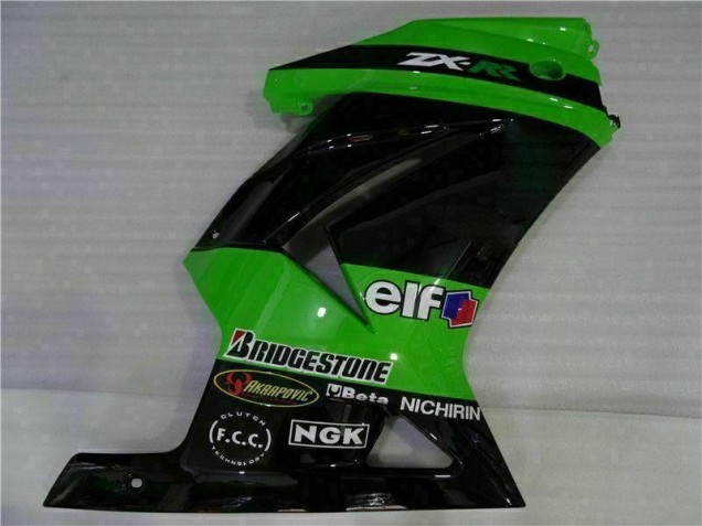 Noir Vert Carrosserie Kawasaki EX250 2008-2012 Noir Vert Carrosserie Kawasaki EX250 2008-2012