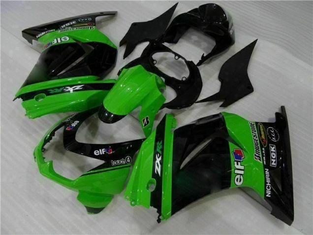 Noir Vert Carrosserie Kawasaki EX250 2008-2012 Noir Vert Carrosserie Kawasaki EX250 2008-2012