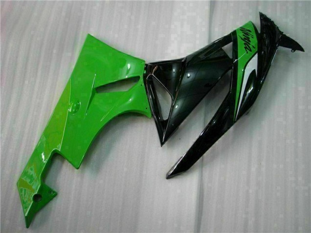 Noir Vert Carrosserie Kawasaki ZX6R 2009-2012 Noir Vert Carrosserie Kawasaki ZX6R 2009-2012