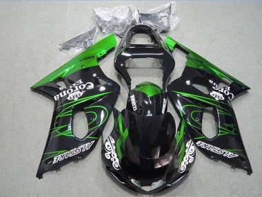 Noir Vert Corona Extra Carénage Suzuki GSXR 600 K1 K2 K3 2001-2003