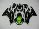 Noir Vert Kit Carénages Complet Kawasaki ZX6R 2009-2012 Noir Vert Kit Carénages Complet Kawasaki ZX6R 2009-2012
