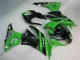 Noir Vert Kit Carénages Kawasaki ZX6R 2009-2012 Noir Vert Kit Carénages Kawasaki ZX6R 2009-2012