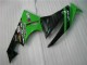 Noir Vert Kit Carénages Kawasaki ZX6R 2009-2012 Noir Vert Kit Carénages Kawasaki ZX6R 2009-2012
