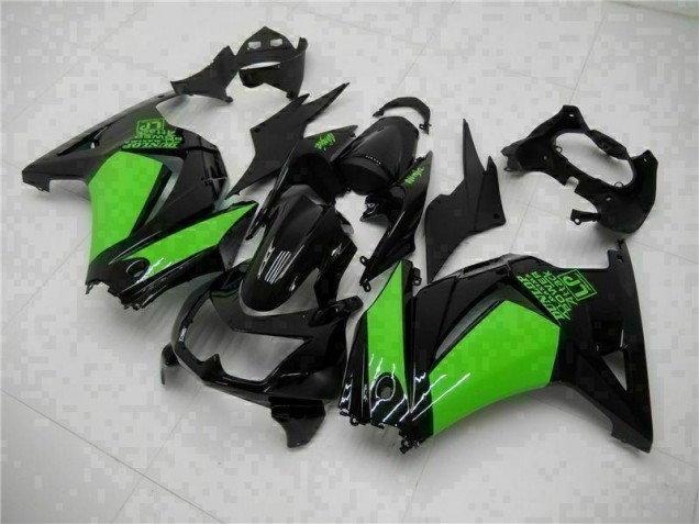 Noir Vert Ninja Carénage Kawasaki EX250 2008-2012 Noir Vert Ninja Carénage Kawasaki EX250 2008-2012