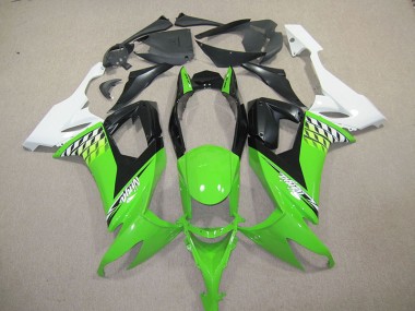 Noir Vert Ninja Carénage Kawasaki ZX10R 2008-2010