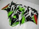 Noir Vert Rouge Carénage Kawasaki ZX6R 2009-2012 Noir Vert Rouge Carénage Kawasaki ZX6R 2009-2012