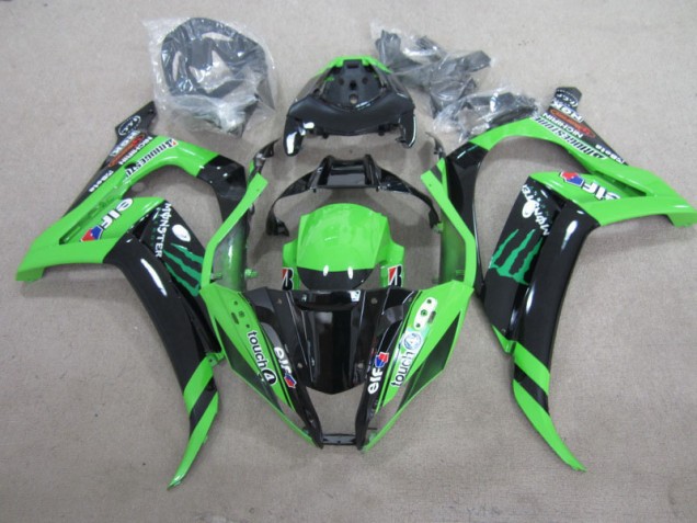 Noir Vert Touch4 Monster Carénage Kawasaki ZX10R 2011-2015 Noir Vert Touch4 Monster Carénage Kawasaki ZX10R 2011-2015