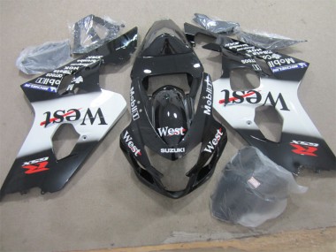 Noir West Carénage Suzuki GSXR 600 K4 2004-2005