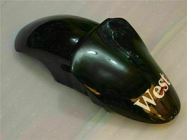 Noir West Ninja Carénage Kawasaki ZX6R 2000-2002 Noir West Ninja Carénage Kawasaki ZX6R 2000-2002