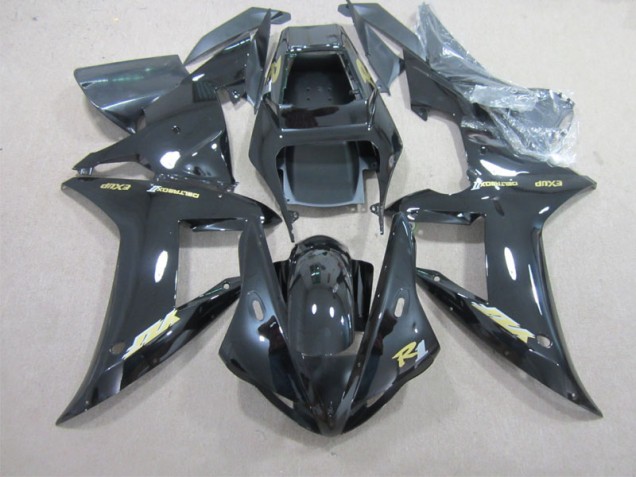 Noir avec Or Décalque Carénage Yamaha R1 2002-2003 Noir avec Or Décalque Carénage Yamaha R1 2002-2003