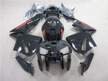 Noir avec Rouge Carénage Honda CBR 600 RR 2005-2006