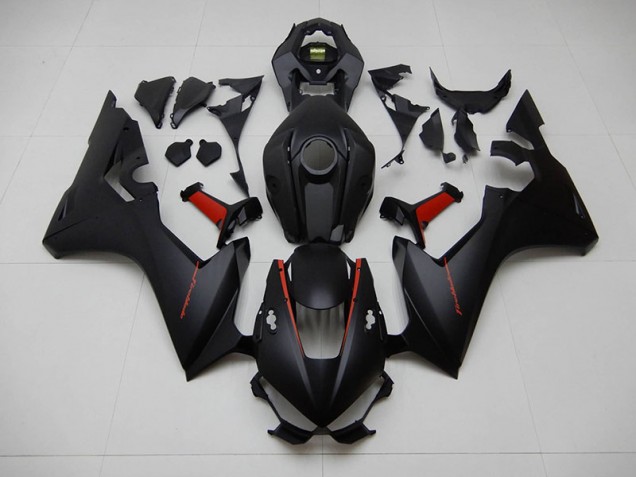 Noir avec Rouge Fireblade Carénage Honda CBR 1000 RR 2017-2023 Noir avec Rouge Fireblade Carénage Honda CBR 1000 RR 2017-2023