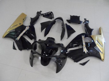 Noir et Or Carénage Kawasaki ZX12R 2002-2006