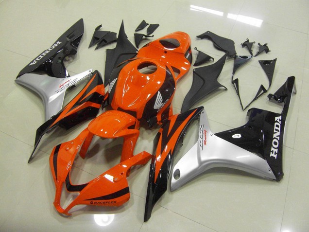 Orange Argent Noir Carénages Honda CBR 600 RR 2007-2008 Orange Argent Noir Carénages Honda CBR 600 RR 2007-2008