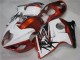 Orange Blanc Noir Carénage Suzuki GSXR 1300 Hayabusa 1996-2007 Orange Blanc Noir Carénage Suzuki GSXR 1300 Hayabusa 1996-2007