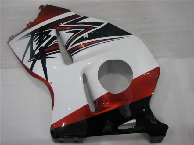 Orange Blanc Noir Carénage Suzuki GSXR 1300 Hayabusa 1996-2007 Orange Blanc Noir Carénage Suzuki GSXR 1300 Hayabusa 1996-2007