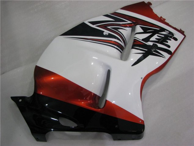 Orange Blanc Noir Carénage Suzuki GSXR 1300 Hayabusa 1996-2007 Orange Blanc Noir Carénage Suzuki GSXR 1300 Hayabusa 1996-2007