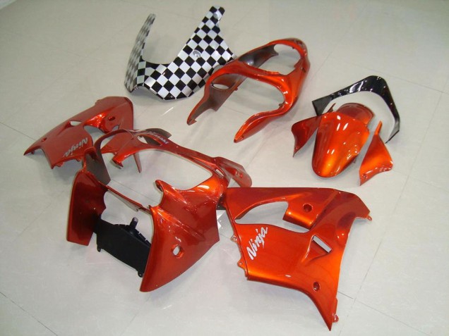 Orange Carénage Kawasaki ZX9R 2000-2001 Orange Carénage Kawasaki ZX9R 2000-2001