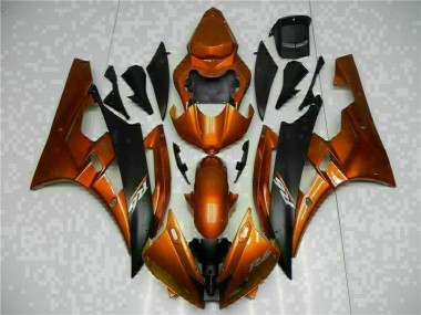 Orange Carénage Yamaha R6 2006-2007