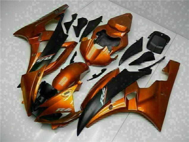 Orange Carénage Yamaha R6 2006-2007 Orange Carénage Yamaha R6 2006-2007