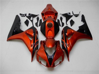 Orange Noir Carénage Honda CBR 1000 RR 2006-2007