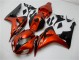 Orange Noir Carénage Honda CBR 1000 RR 2006-2007 Orange Noir Carénage Honda CBR 1000 RR 2006-2007