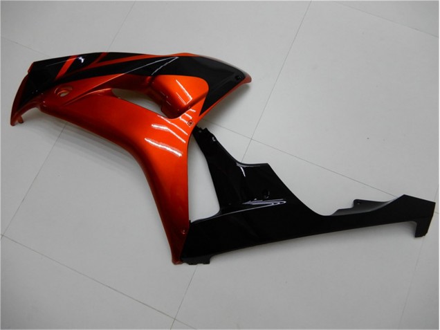 Orange Noir Carénage Honda CBR 1000 RR 2006-2007 Orange Noir Carénage Honda CBR 1000 RR 2006-2007